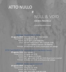 Dettaglio evento Andrea Panarelli - Atto Nullo / Null & Void 